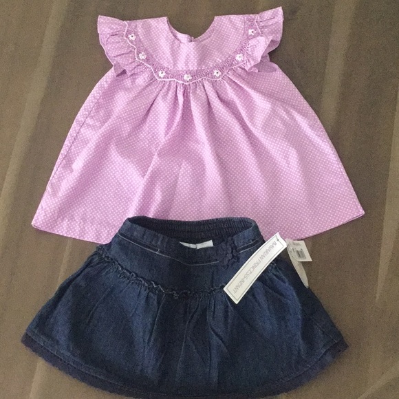 Sale NWT  infant girls 18-24 - 2 skirts,shorts,top - Picture 4 of 6
